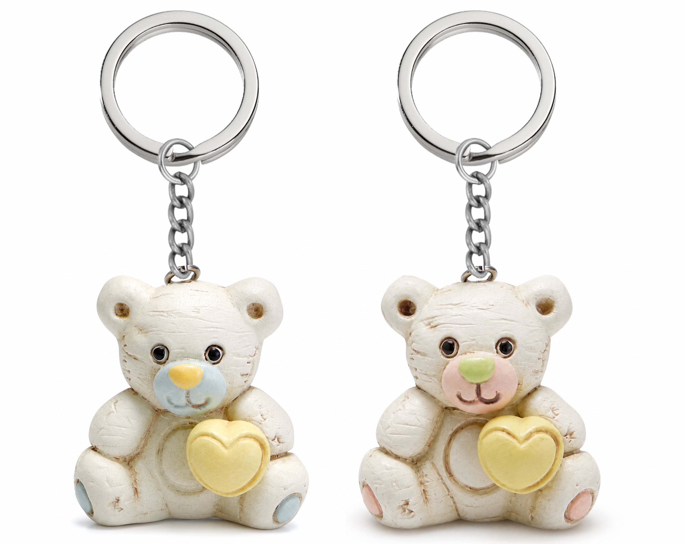 LLAVERO OSITO DE PELUCHE CON CORAZÓN 016133/34