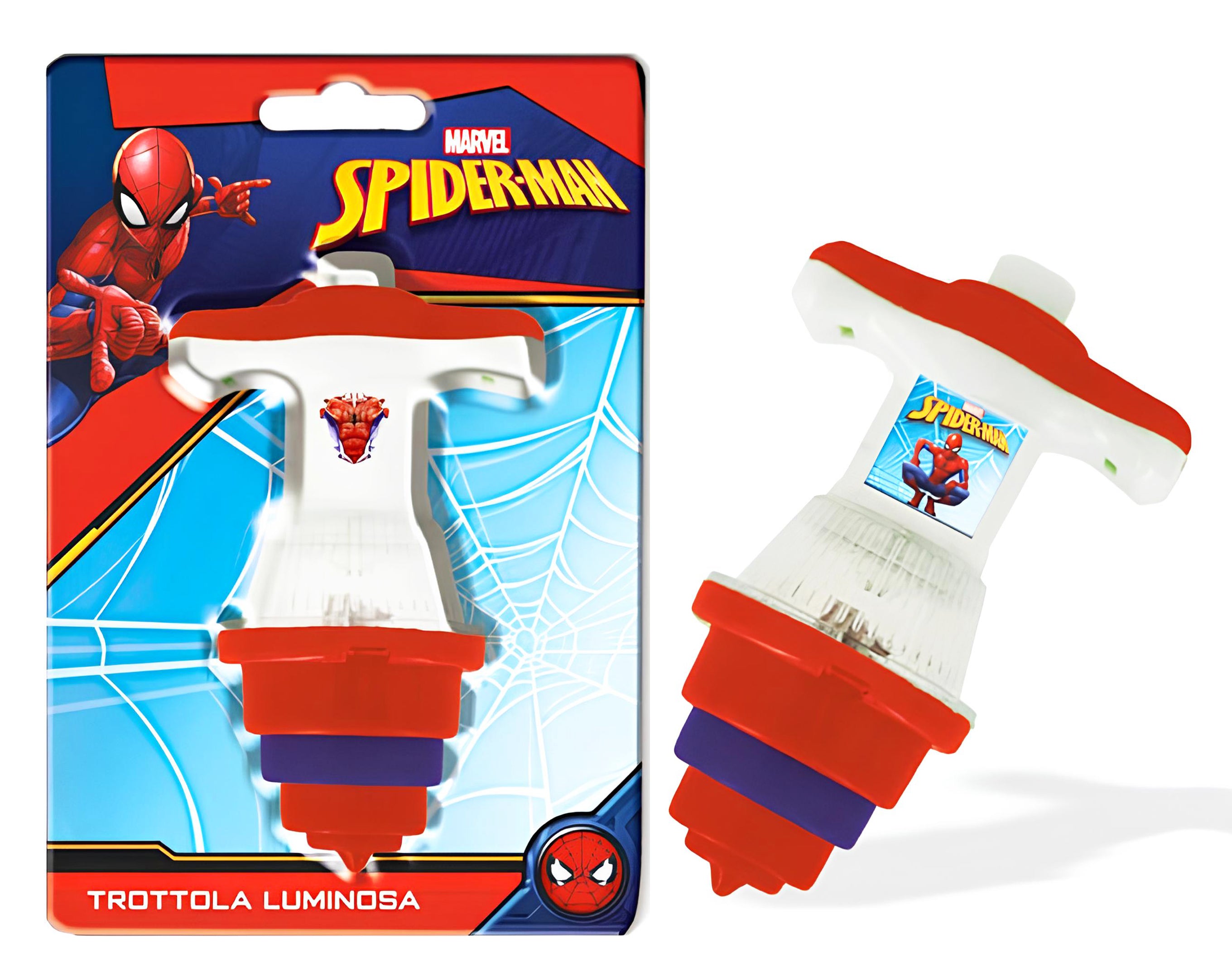 TROTTOLA LUMINOSA SPIDERMAN