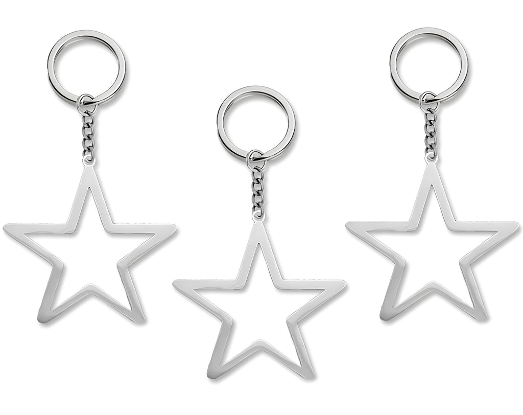 LLAVERO ESTRELLA PLATEADA | Sorpresa ideal para huevos de Pascua