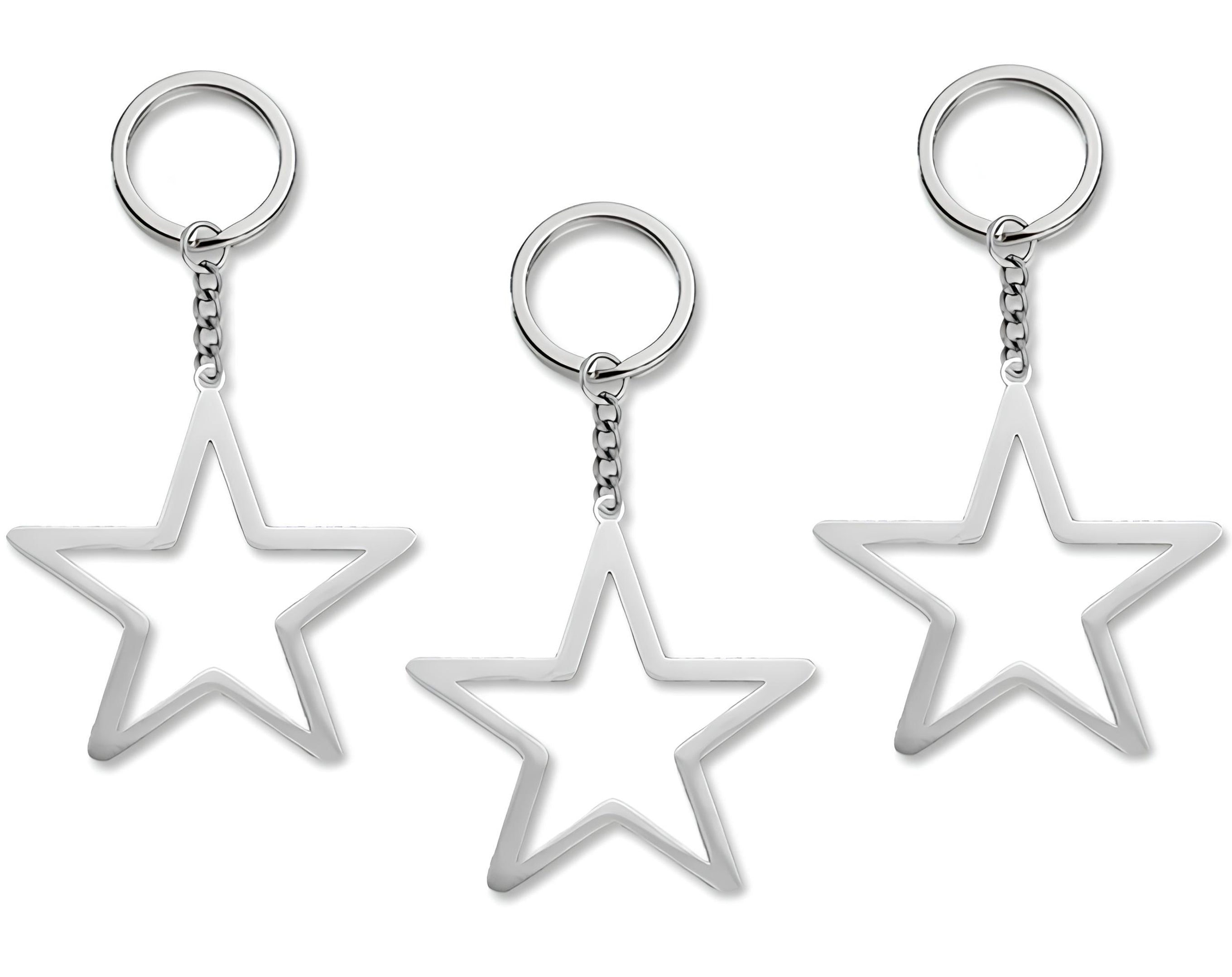 LLAVERO ESTRELLA PLATEADA | Sorpresa ideal para huevos de Pascua