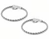 Pulsera de cadena de plata en tarjeta | Sorpresa de huevo de Pascua