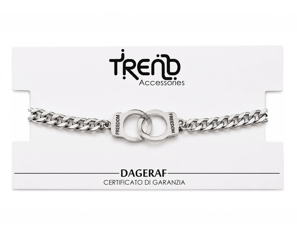 BRACELET EN ARGENT MENOTTES SUR CARTE | Surprise parfaite pour les œufs de Pâques