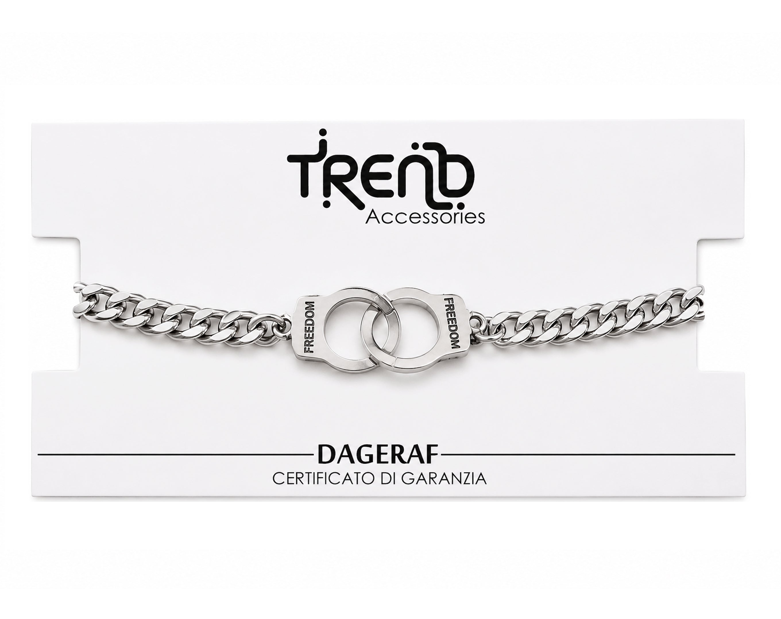 BRACCIALE SILVER MANETTE SU CARD | Sorpresa perfetta per uova di Pasqua