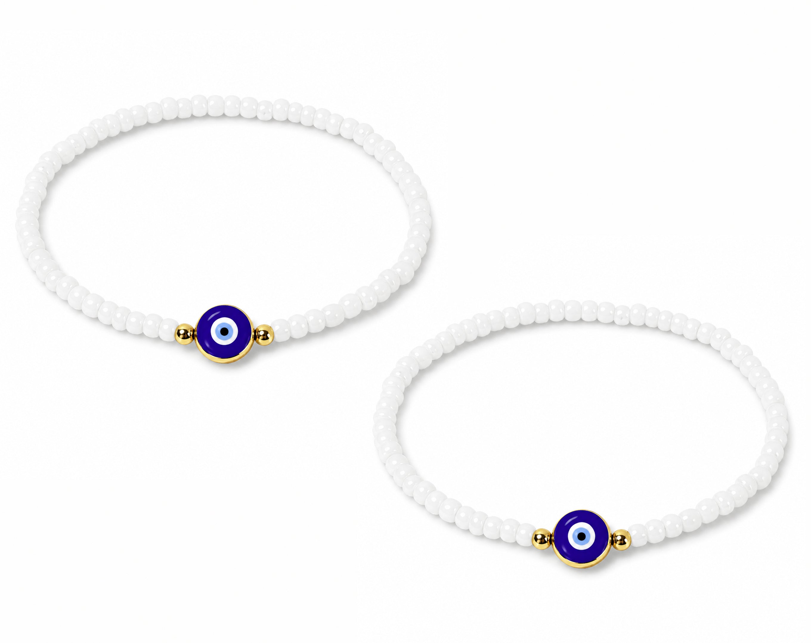 Pulsera de cuentas de ojo turco en una tarjeta | Sorpresa de huevo de Pascua