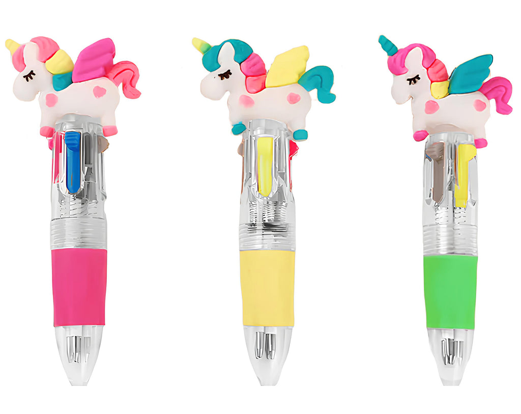 MINI PENNA 4 COLORI UNICORNO | Sorpresa per uova di Pasqua