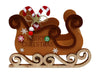 SLITTA FELTRO DECORO BISCOTTO 20CM