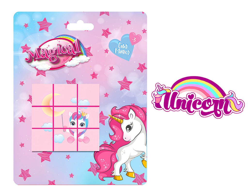 CUBO MAGICO PUZZLE UNICORN
