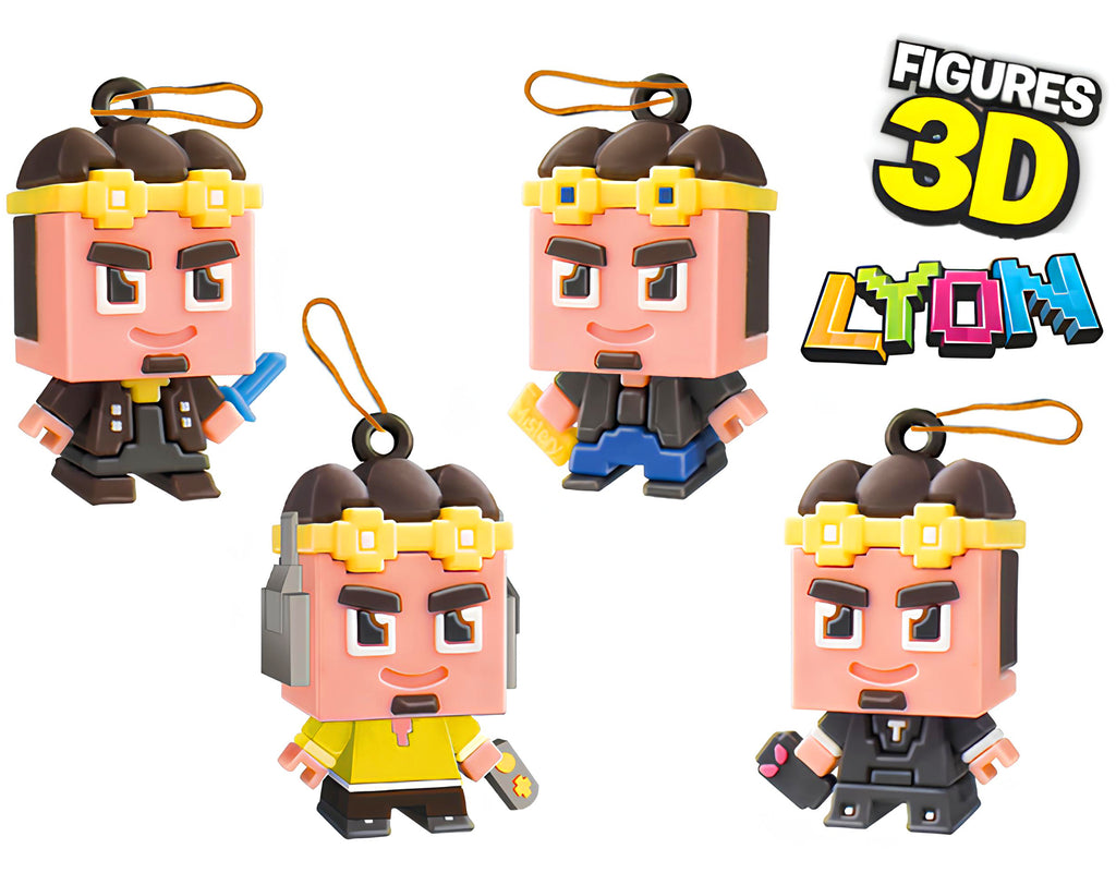 PERSONAGGIO 3D LYON WGF | Sorpresa per uova di Pasqua