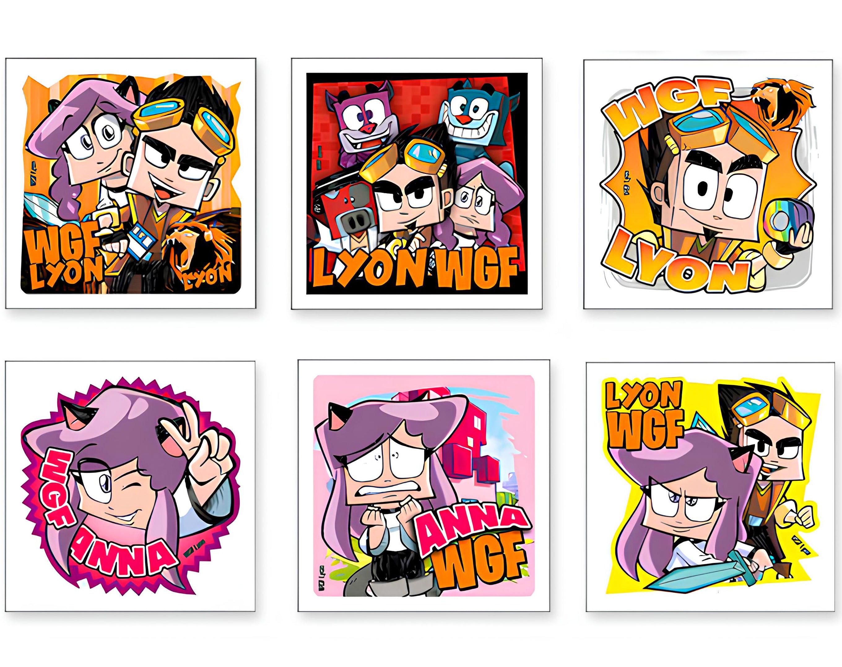 BUSTINA STICKERS LYON WGF