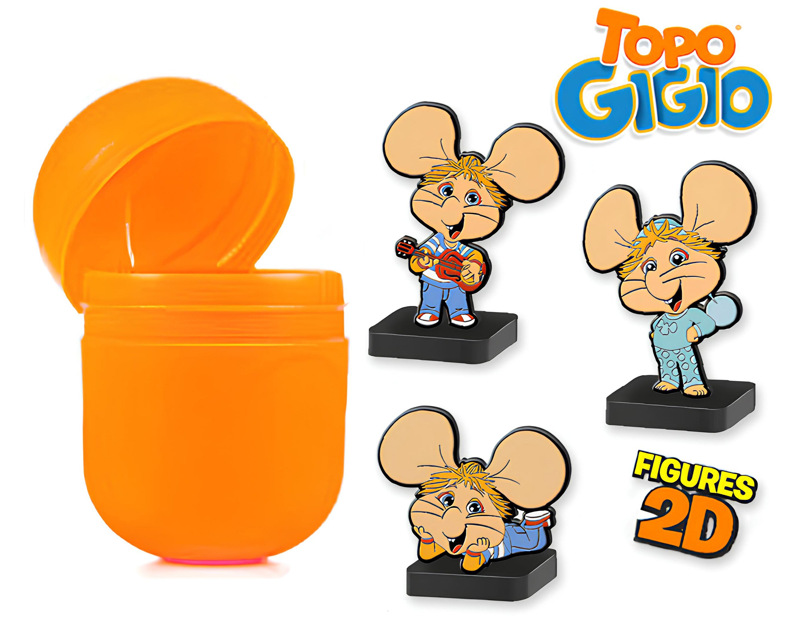 BUSSOLOTTO PERSONAGGIO TOPO GIGIO 2D | Sorpresa perfetta per uova di Pasqua