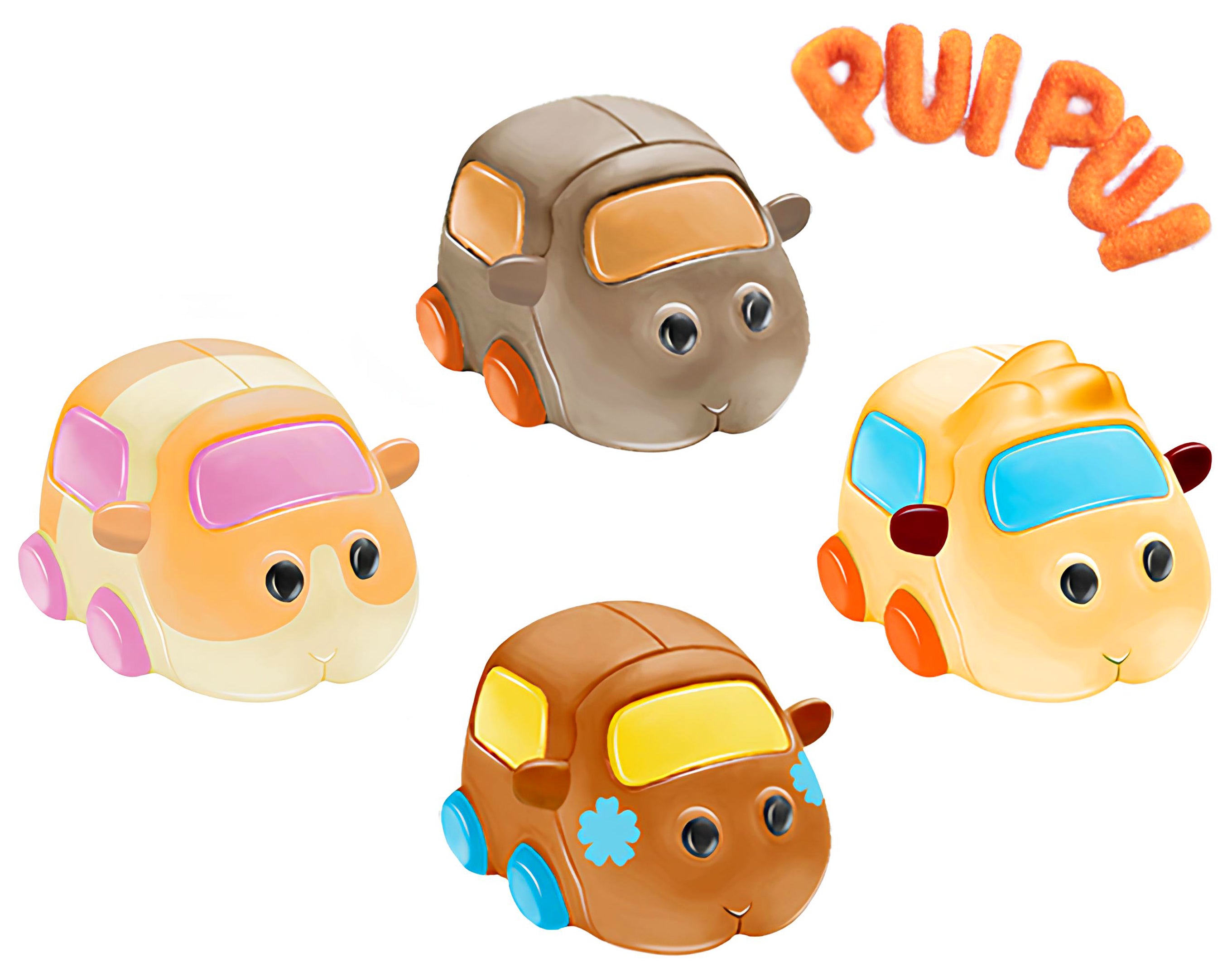 Macchinina a frizione Pui Pui | Sorpresa ideale per uova di pasqua bambini