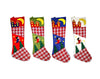 CALZA BEFANA TESSUTO SCOZZESE 80CM