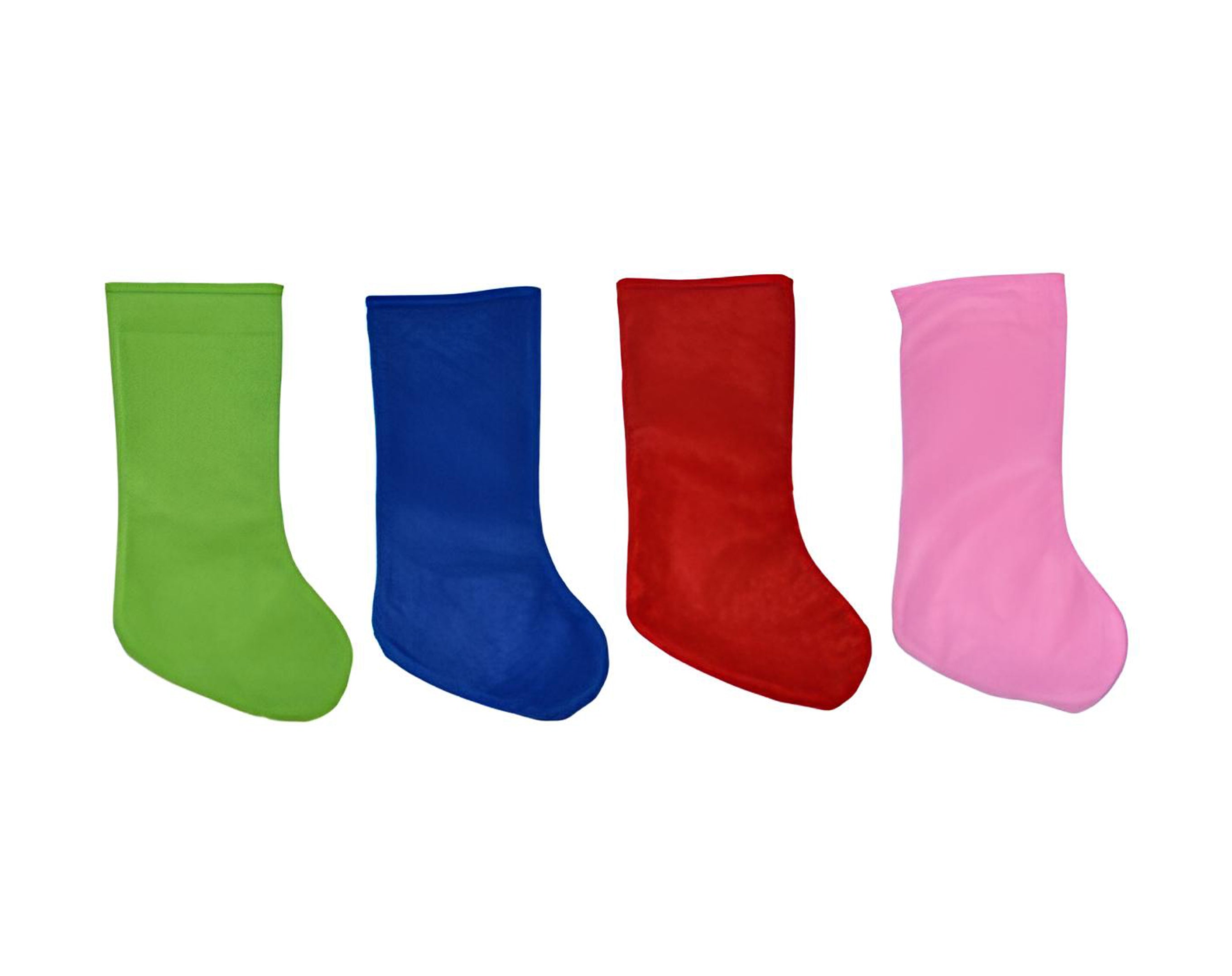 CALZA BEFANA 4 COLORI ASSORTITI 55CM