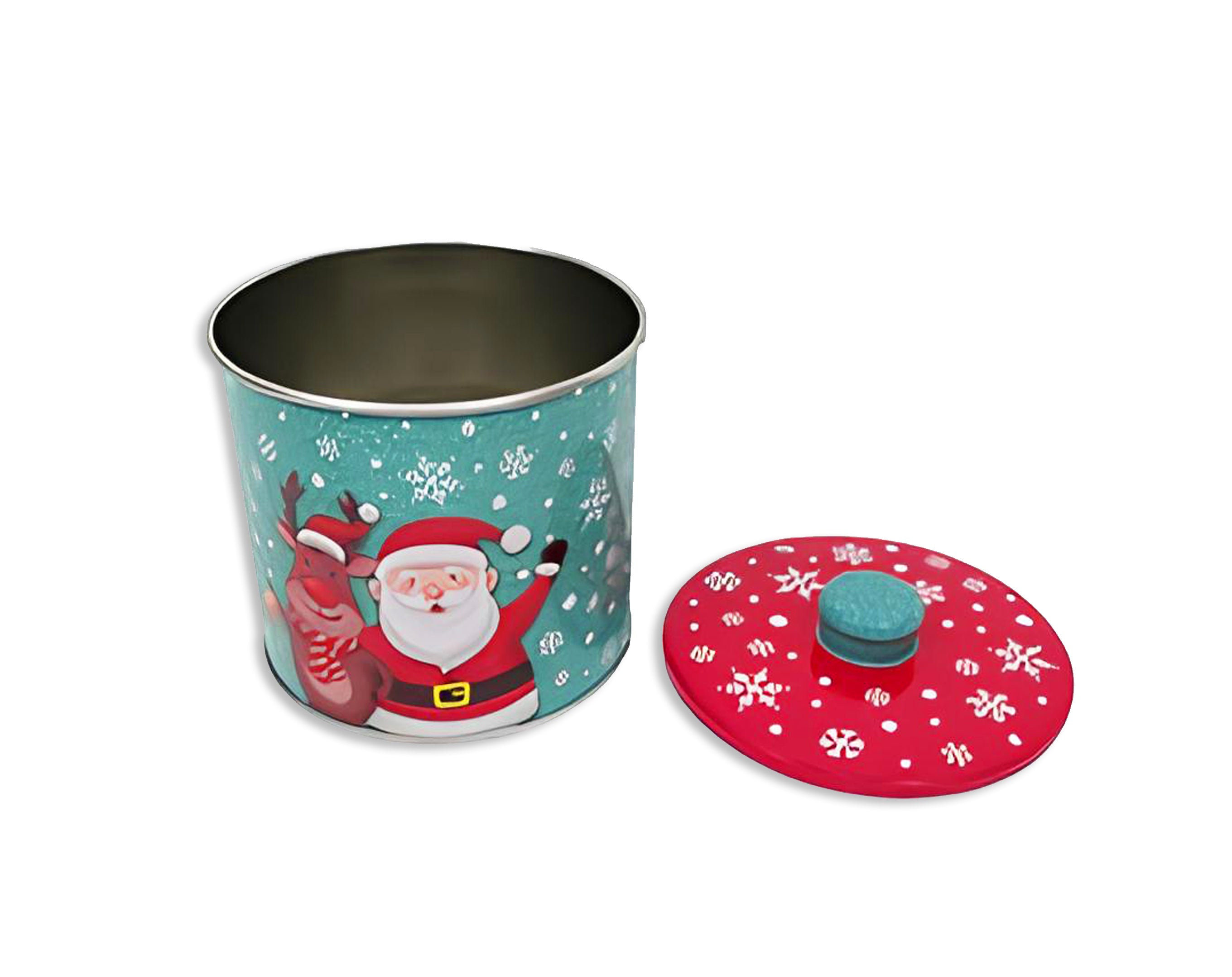 SET 3 BARATTOLI NATALIZI IN LATTA