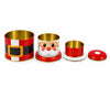 KERSTMAN BLIK 3ST 25CM
