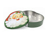 SCATOLA VISO DI BABBO NATALE IN LATTA 23x20CM