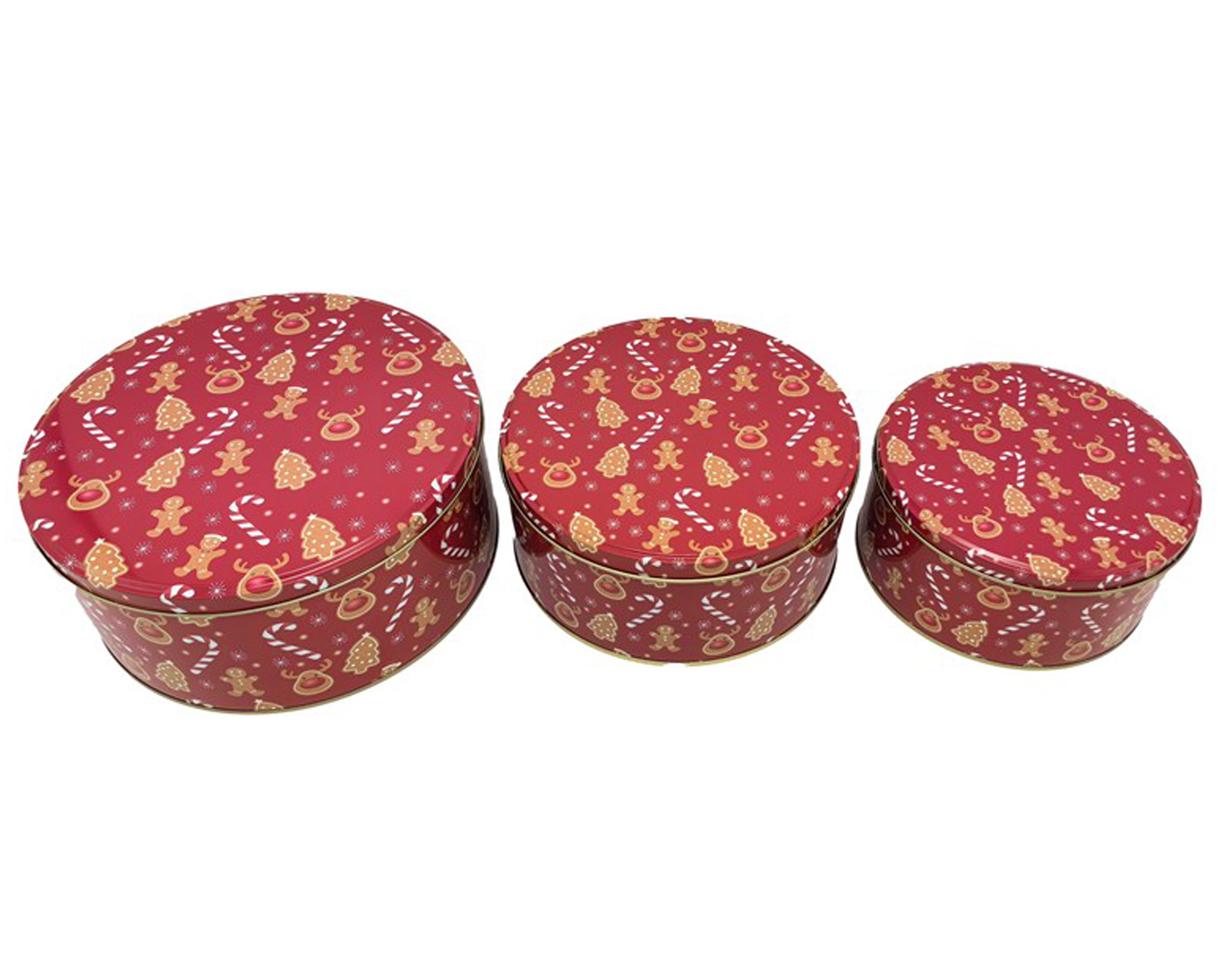 SET 3 SCATOLE NATALIZIE IN LATTA