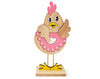 Pollito/gallina de Pascua de madera | Adornos de Pascua