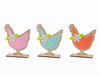 Gallina de Pascua de madera y fieltro | Regalos de Pascua