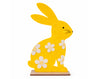 Conejito de Pascua de fieltro con base de madera | Regalos de Pascua