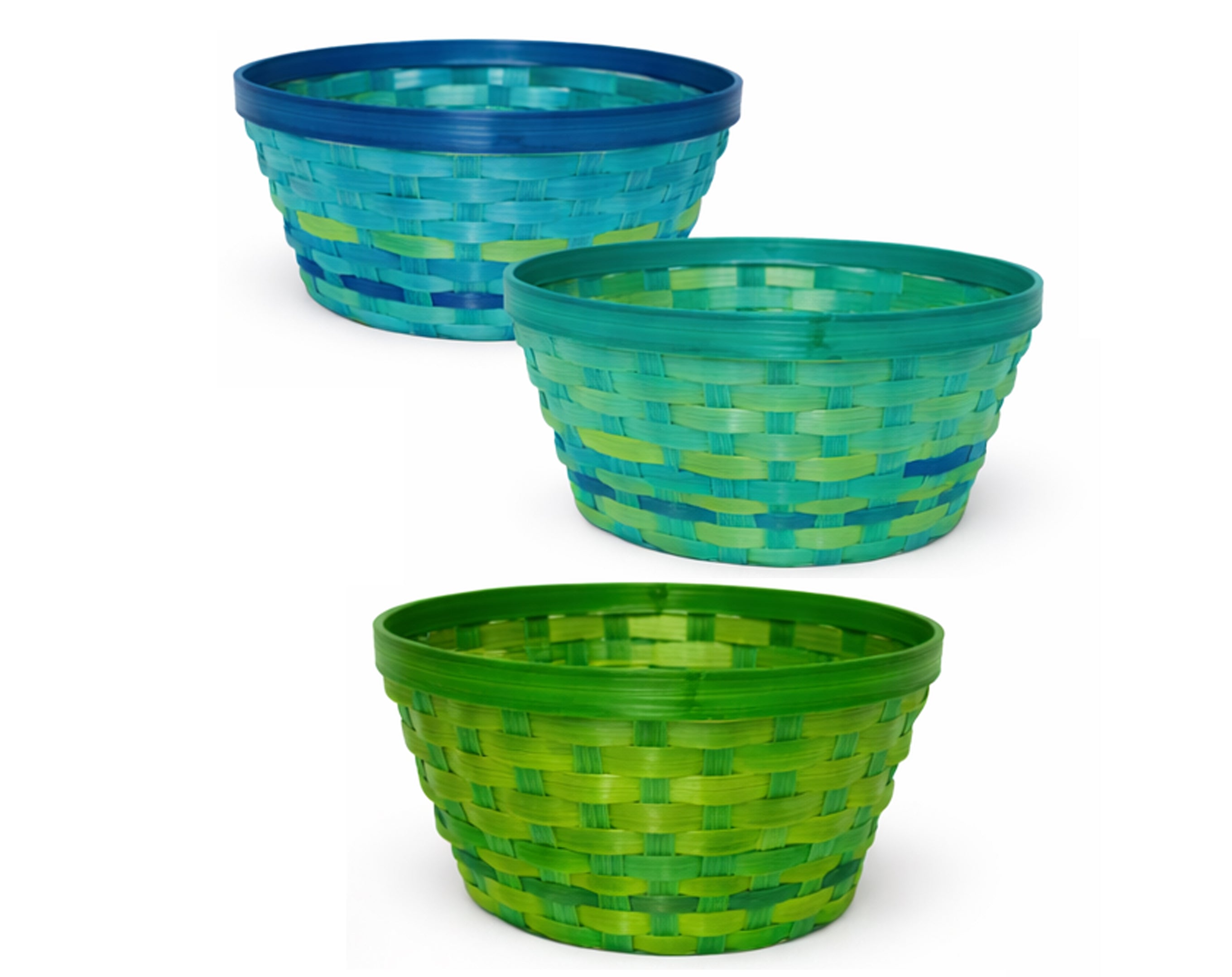 CESTA TEJIDA OVALADA | Embalaje para dulces de Pascua