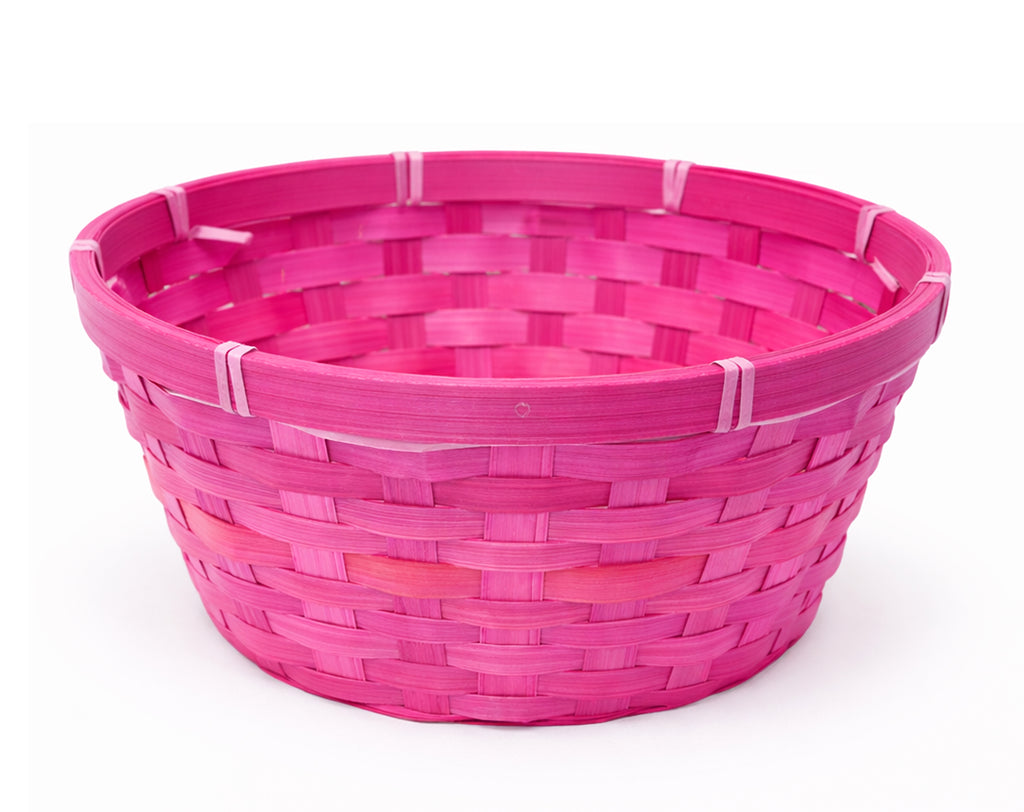 CESTA TEJIDA REDONDA | Embalaje para dulces de Pascua