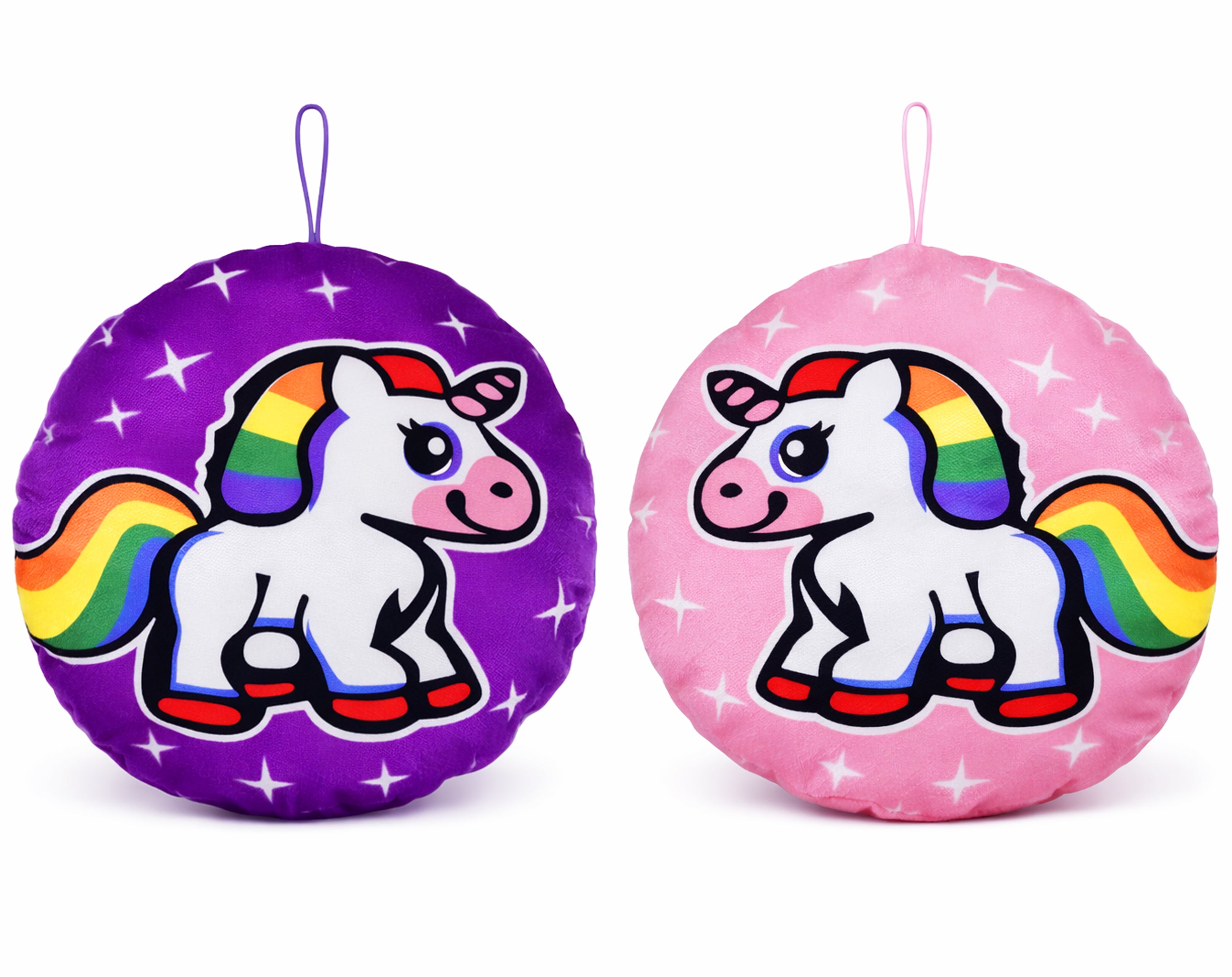 PELUCHE 21 CM CUSCINO TONDO UNICORNO