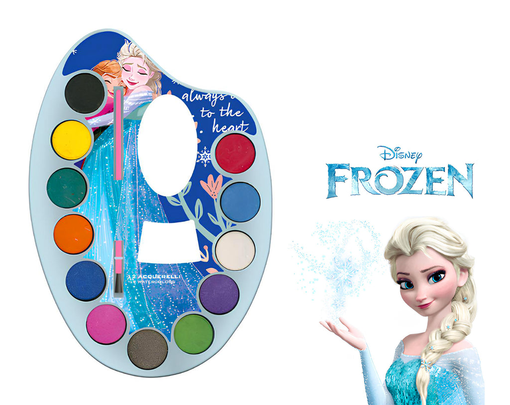 ACQUARELLI 12 COLORI FROZEN | Sorpresa per uova di Pasqua
