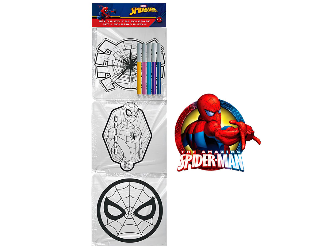 SET 3 QUADRETTI DA COLORARE SPIDERMAN | Sorpresa per uova di Pasqua