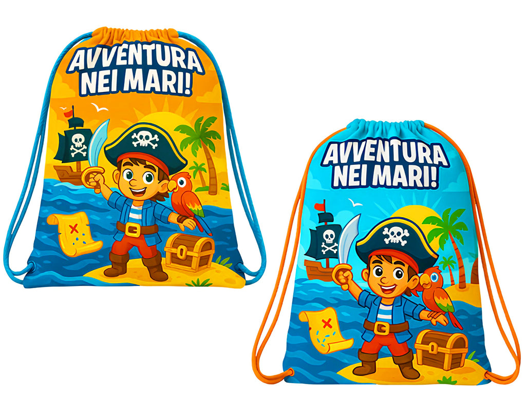 SAC DE PIRATES 42X35CM | Surprise pour œufs de Pâques