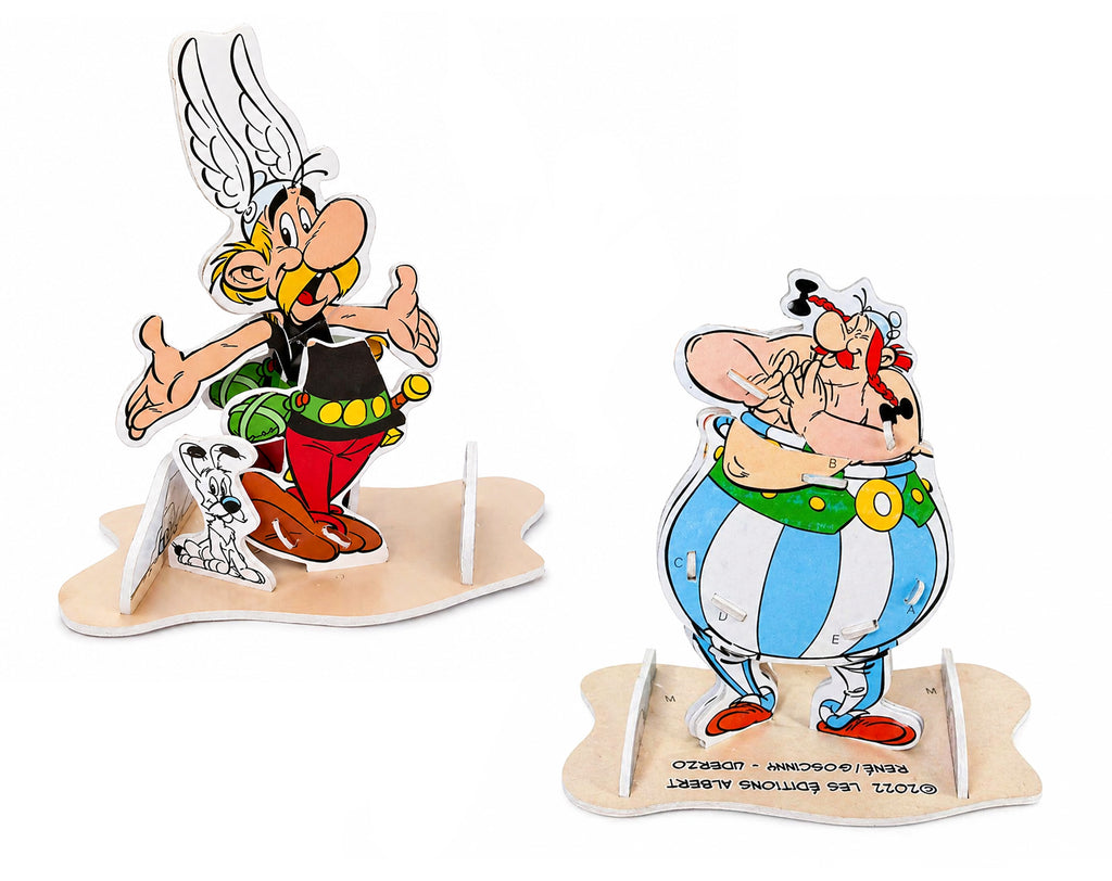 PUZZLE COMPONIBILE 3PZ IN 3D ASTERIX E OBELIX | Sorpresa per uova di Pasqua