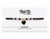 BRACCIALE SAMAR CUORE CON STRASS SU CARD | Sorpresa ideale per uova di Pasqua