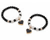 BRACCIALE SAMAR CUORE CON STRASS SU CARD | Sorpresa ideale per uova di Pasqua