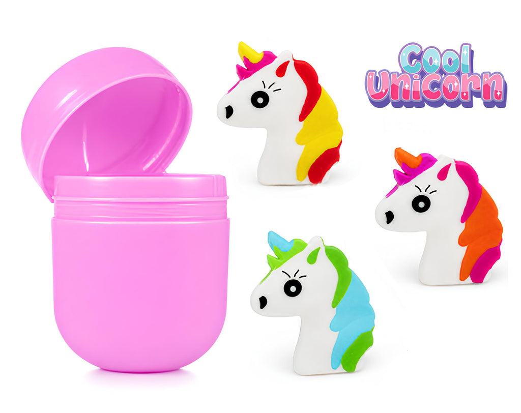 BUSSOLOTTO CON GOMMA DA CANCELLARE UNICORNO | Sorpresa per uova di Pasqua