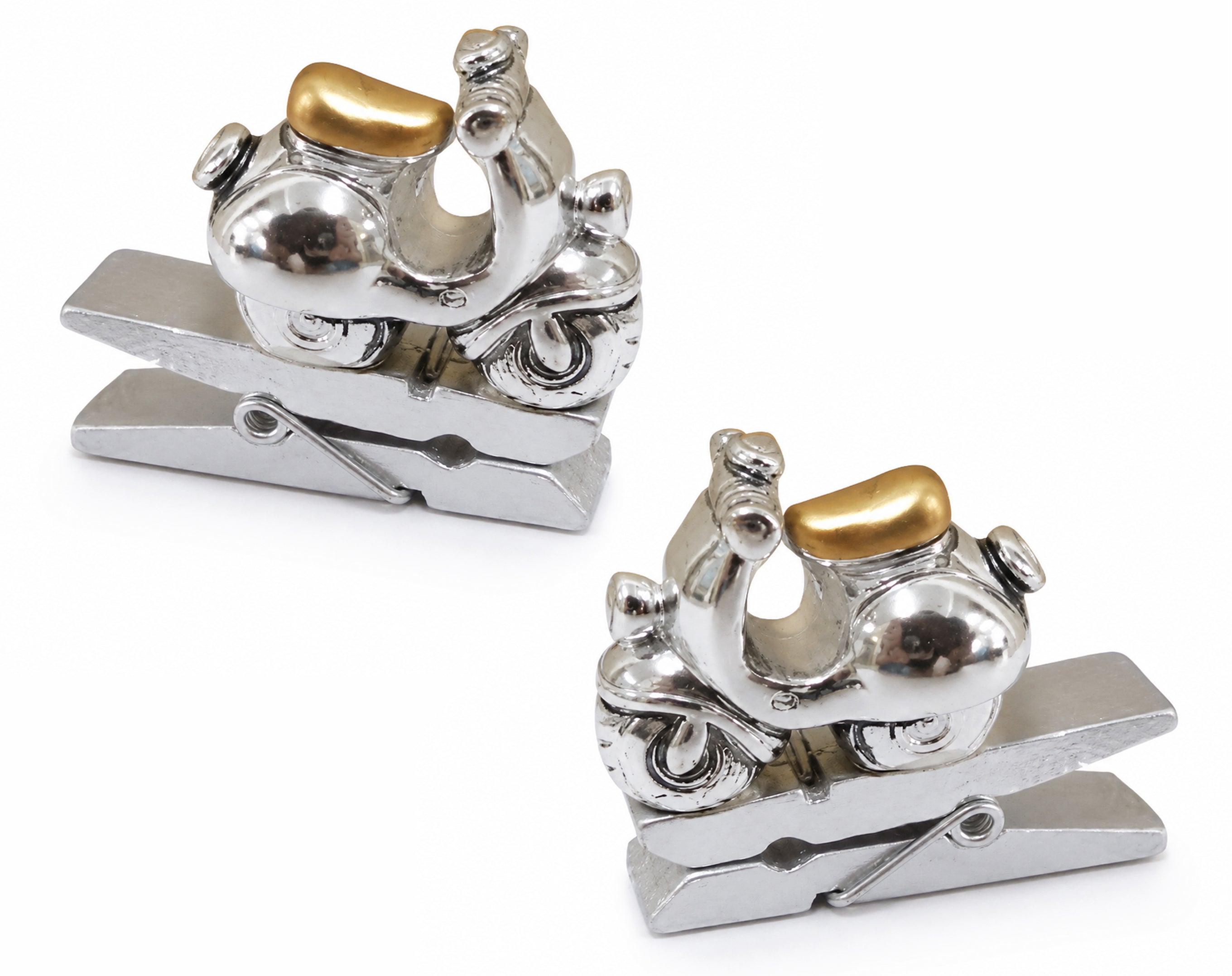 FERMACARTE MOTO VESPA SILVER | Sorpresa per uova di Pasqua