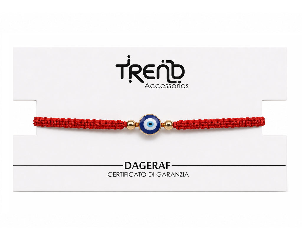 BRACCIALE CORDON CON OCCHIO TURCO | Sorpresa per uova di Pasqua