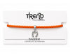 BRACCIALE LUXUS CON CIONDOLI SU CARD | Sorpresa per uova di Pasqua