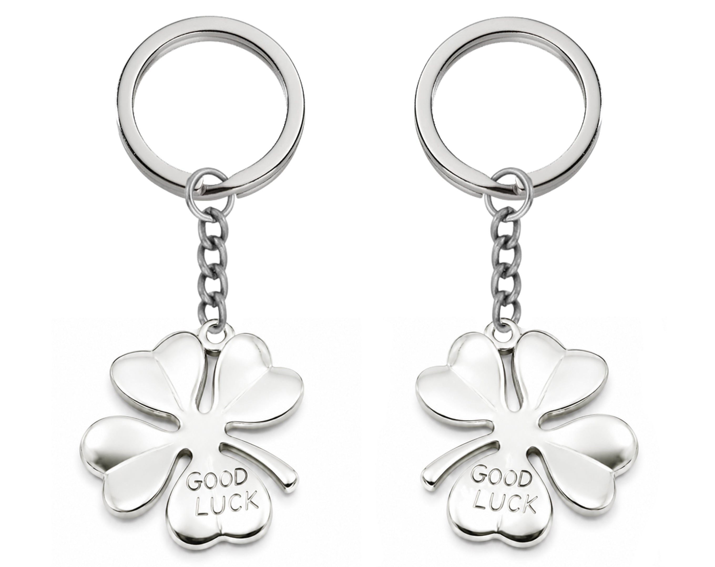 PORTACHIAVI SILVER AGRIFOGLIO GOOD LUCK | Sorpresa per uova di Pasqua