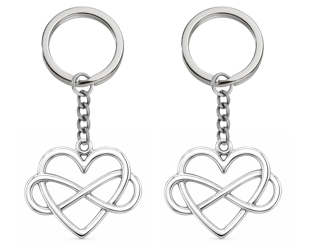 PORTACHIAVI SILVER CUORE INFINITO | Sorpresa per uova di Pasqua