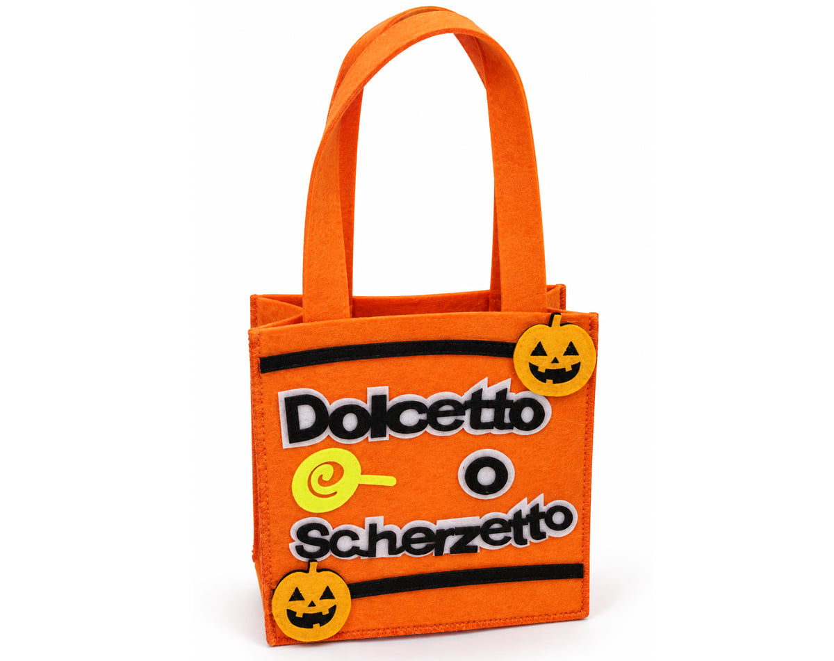 BORSETTA IN FELTRO DOLCETTO O SCHERZETTO 14X14CM