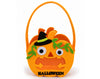 CONTENITORE IN FELTRO FACCIA HALLOWEEN 14X23CM