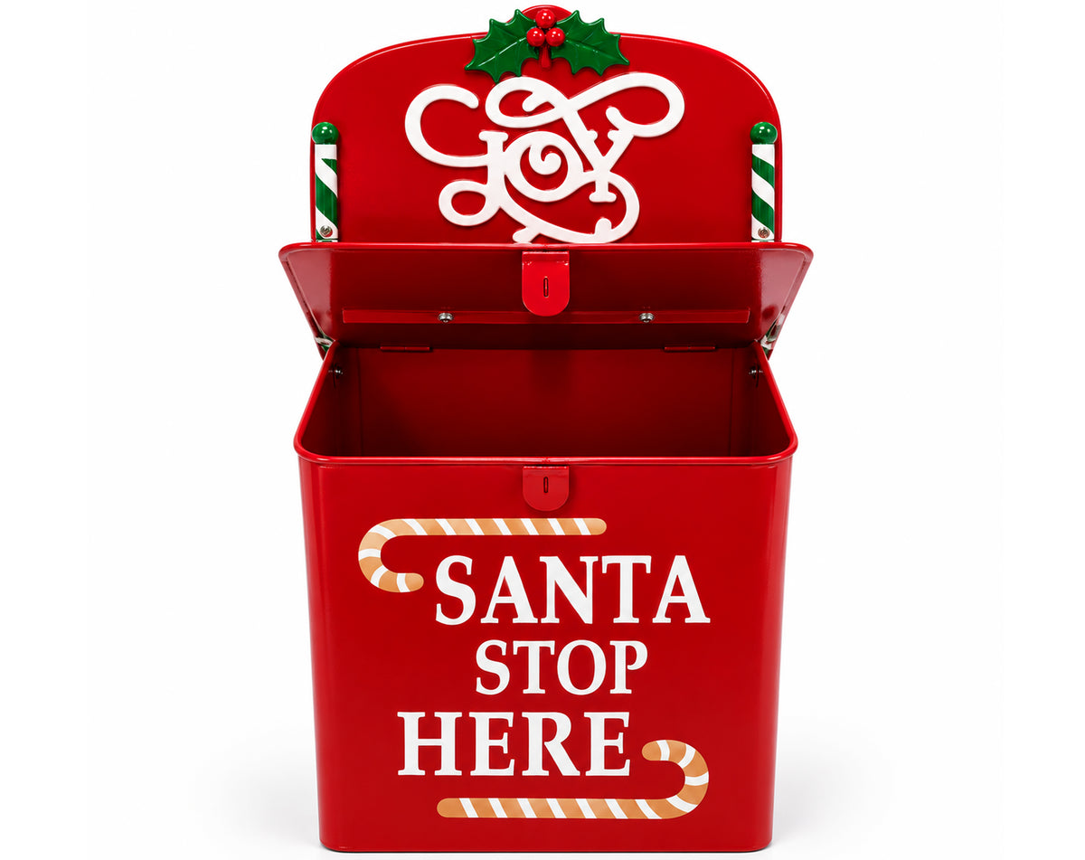 SCATOLA PORTALETTERE NATALIZIA LATTA 35X24CM
