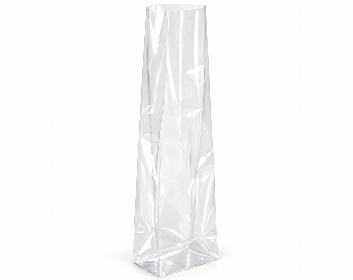 BOLSA TRANSPARENTE FONDO CUADRADO NEUTRA 6+4X22CM APTA PARA EL CONTACTO ALIMENTARIO