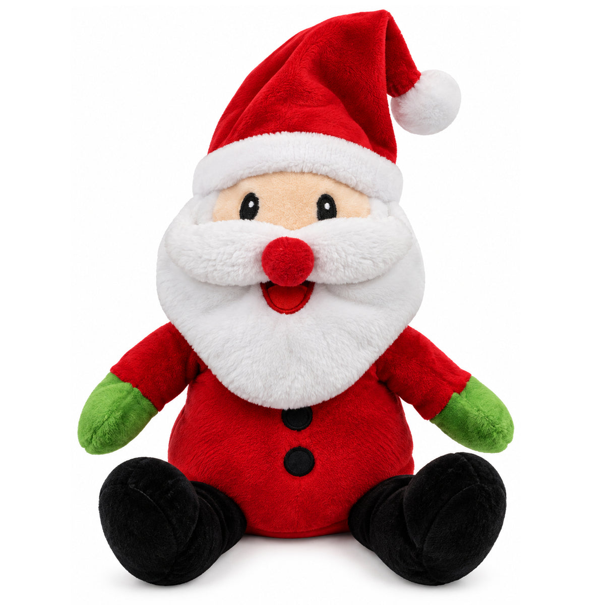 PELUCHE BABBO NATALE 20CM [RIPETE CIO' CHE SENTE]