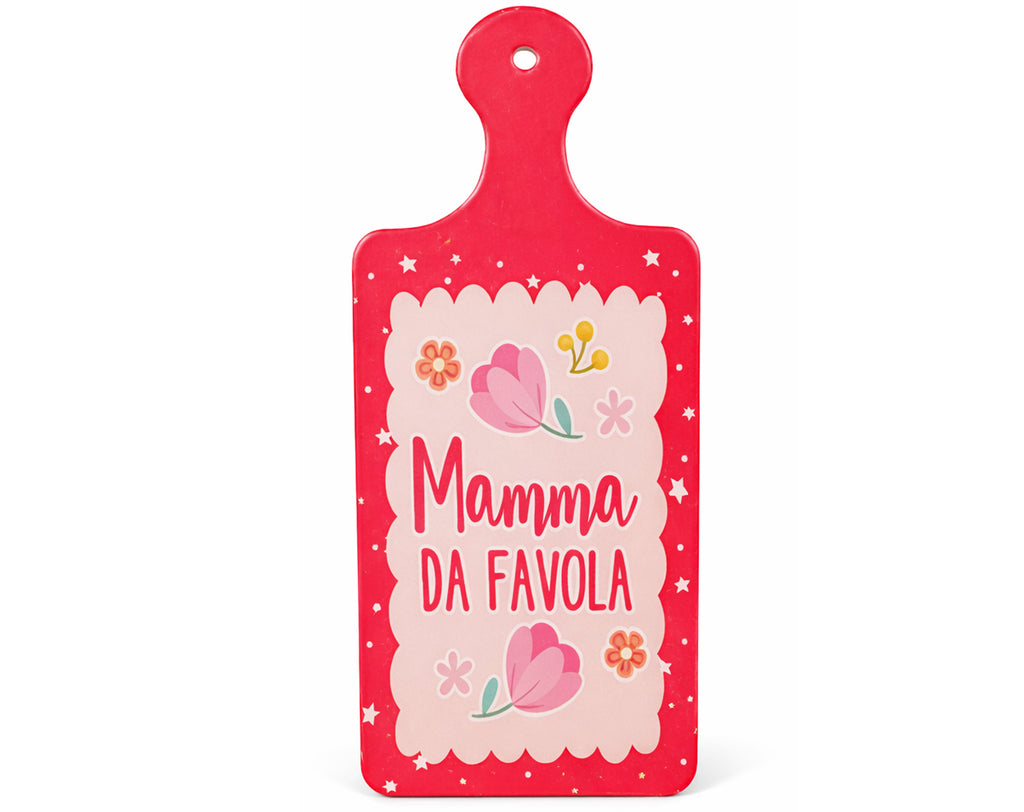 TAGLIERE BASE SUGHERO FESTA DELLA MAMMA 12X20CM