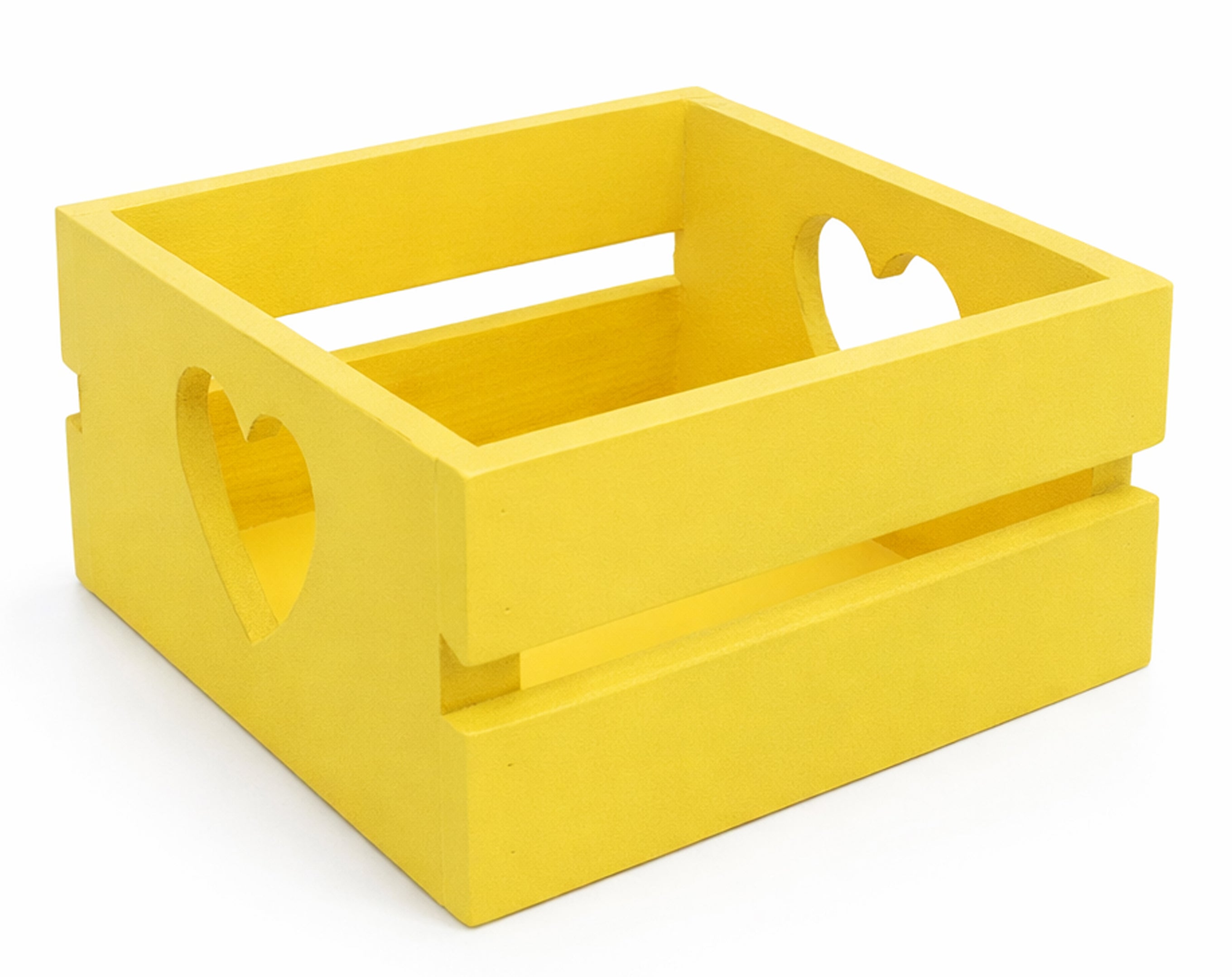 CASSETTINA IN LEGNO GIALLO 8X12CM