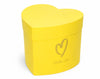 SCATOLA IN CARTONE CUORE GIALLO 10X8CM