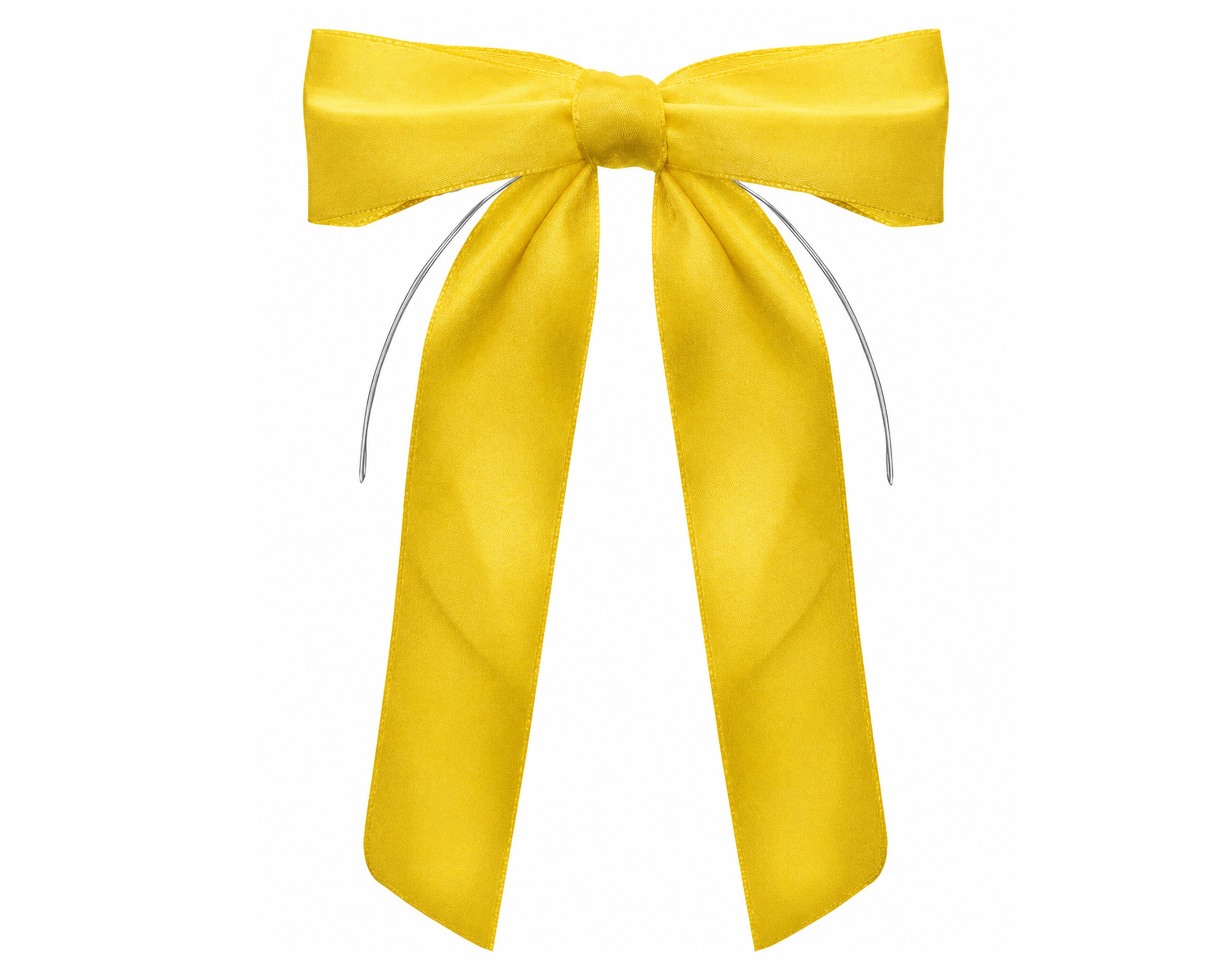 FIOCCO RASO 20X5X28 GIALLO - Fiocco per uova di Pasqua