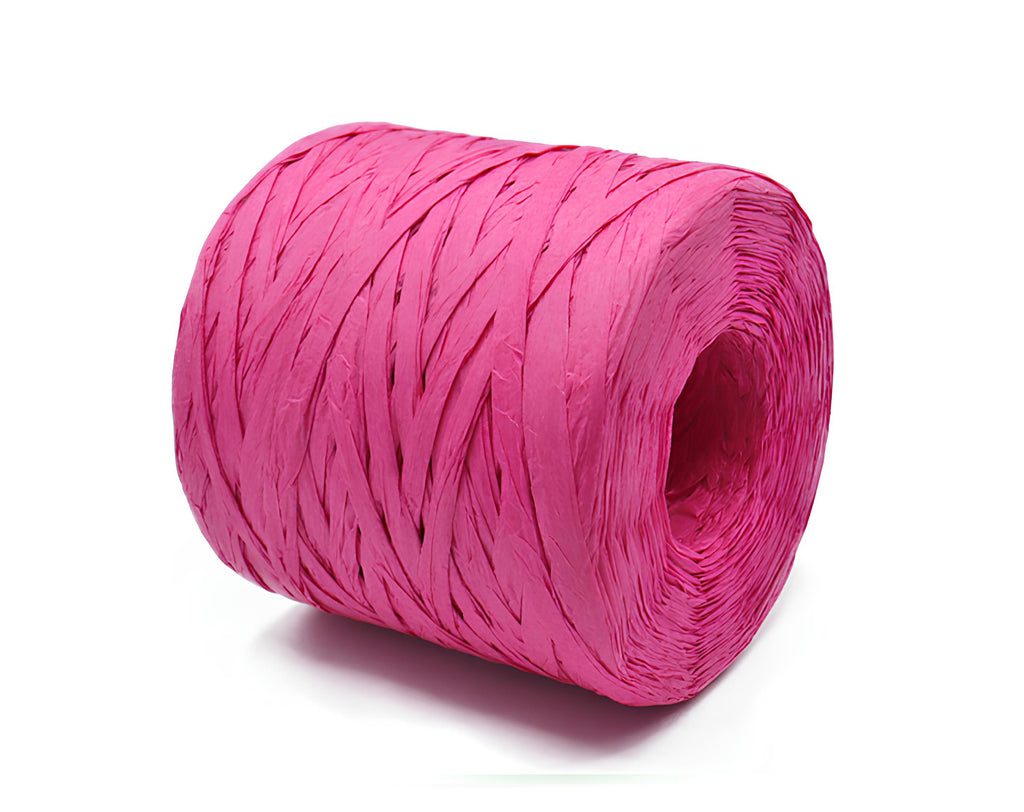 ROTOLO RAFFIA FUCSIA 200MT PER CONFEZIONI E UOVA DI PASQUA