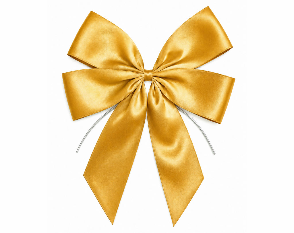 FIOCCO RASO 14X4X16 DOPPIO ORO | Fiocco per uova di Pasqua